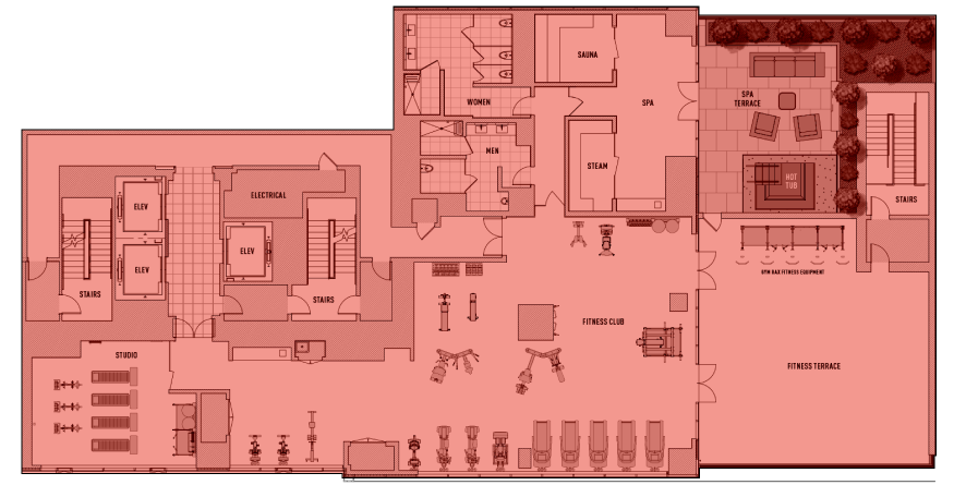 Amenity Map Floor 03